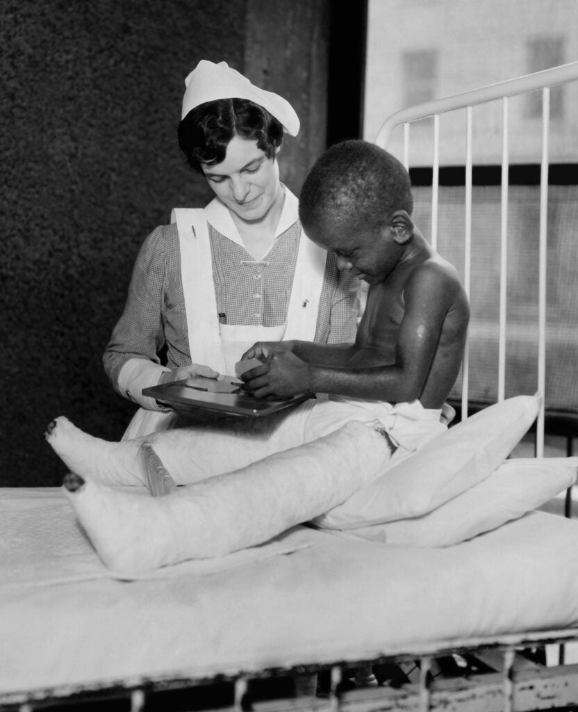 In the Butler Ward, St. Louis Children's Hospital, circa 1923